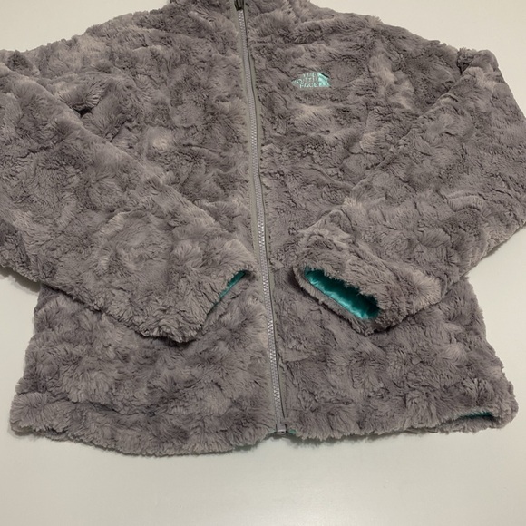 The North Face Girls Reversible Mossbud Swirl Jacket - Picture 15 of 16